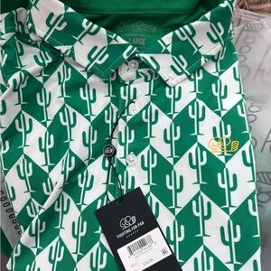 Men’s golf shirt size Large. New with tags $74.99 Good Good Golf